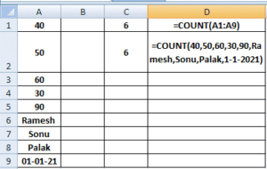 COUNT Function