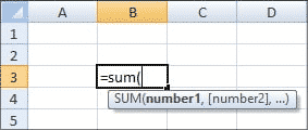 SUM Formula