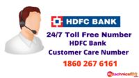 HDFC Bank  Customer Care Number