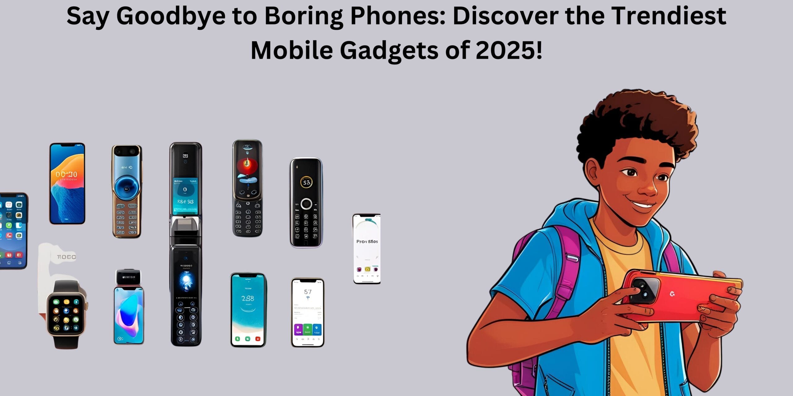 Say Goodbye to Boring Phones: Discover the Trendiest Mobile Gadgets of 2025!